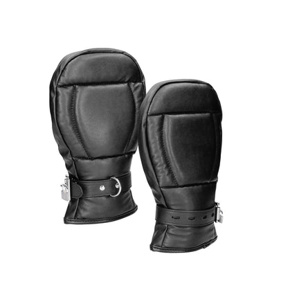 Ouch! Black Neoprene Dog Glove Mitts for Playful Puppy Role-Playing