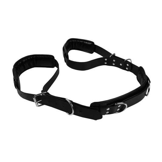 Ouch Black Padded Thigh Sling for Bondage Play