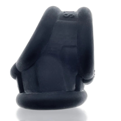 OXBALLS Black Silicone Cocksling 2 Cockring and Ballstretcher