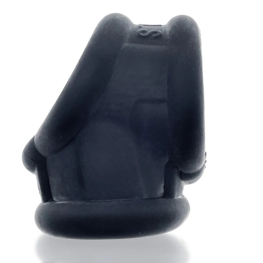 OXBALLS Black Silicone Cocksling 2 Cockring and Ballstretcher