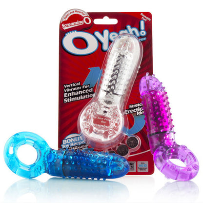Screaming O Purple Vibrating Cock Ring with Pleasure Ticklers