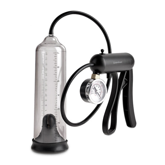 Pump Worx Clear ProGauge Power Pump with Pressure Gauge