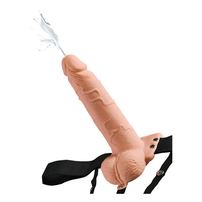 Fetish Fantasy Black Hollow Squirting Strapon 7.5 Inch