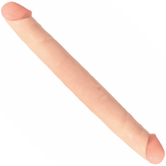Pipedream Flesh 12 Inch Double Dong Flexible Rubber