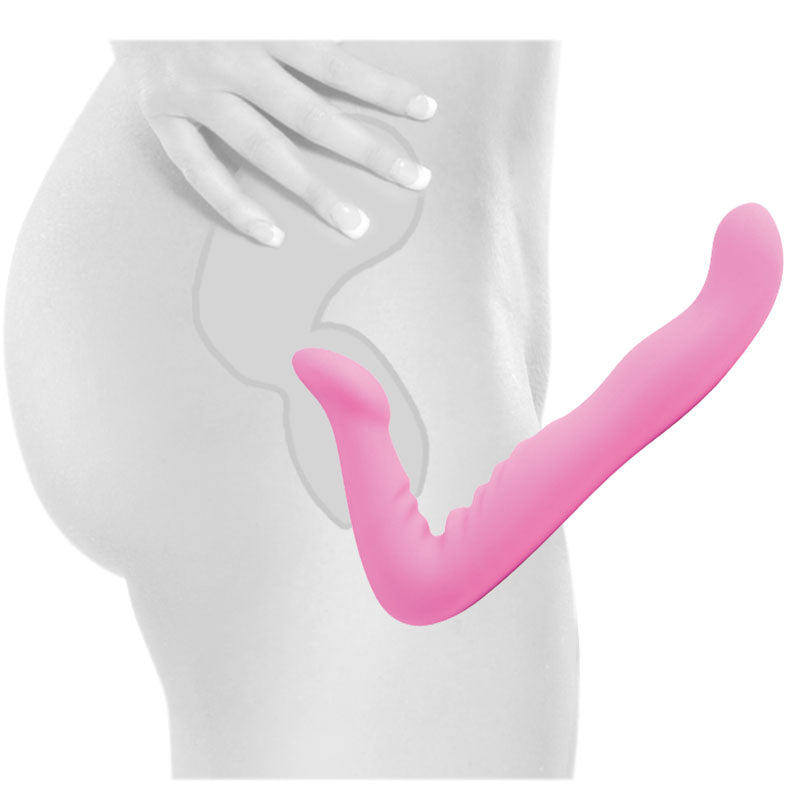 Fetish Fantasy Elite Strapless Strap On 8 Inch Pink

