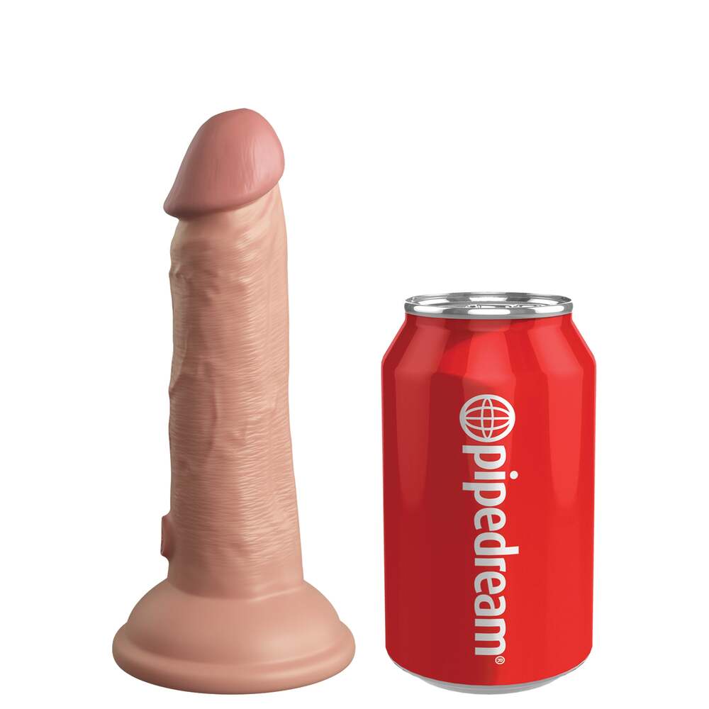 King Cock Elite Caramel 6 Inch Dual Density Silicone Dildo