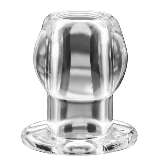 Perfect Fit Clear XLarge Tunnel Anal Plug with Flexible Design