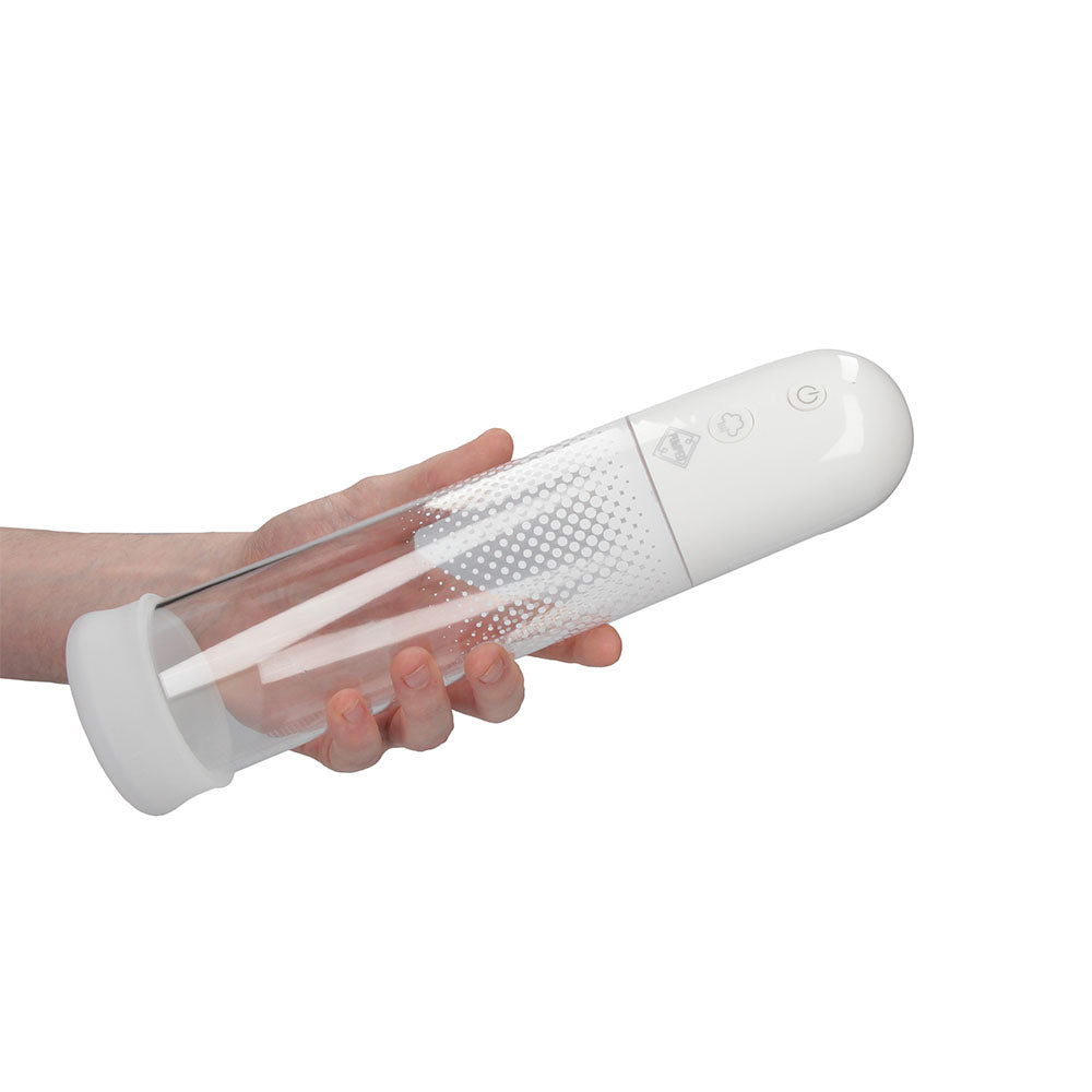 Shots Toys Automatic Luv Pump Transparent

