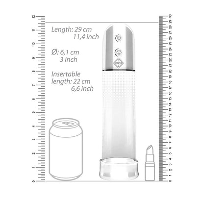 Shots Toys Automatic Luv Pump Transparent


