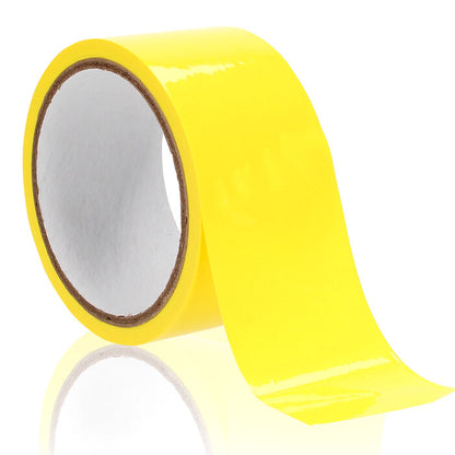 Ouch Yellow Xtreme Bondage Tape 57FT Non-Sticky PVC