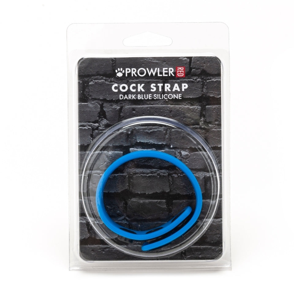 Prowler RED Blue Adjustable Silicone Cock Strap