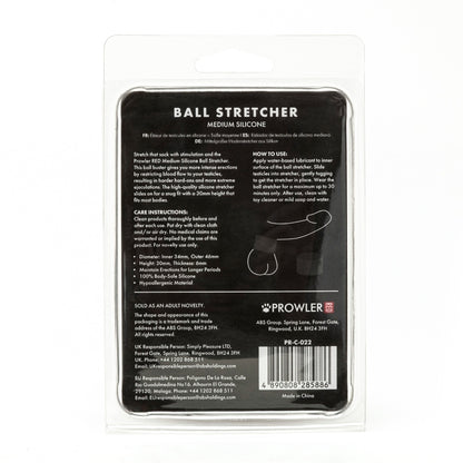 Prowler Black Medium Silicone Ball Stretcher

