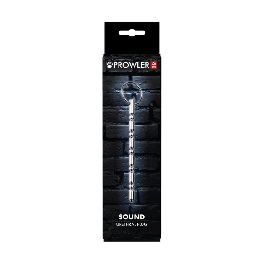 Prowler Red Rippled Stainless Steel Urethral Plug