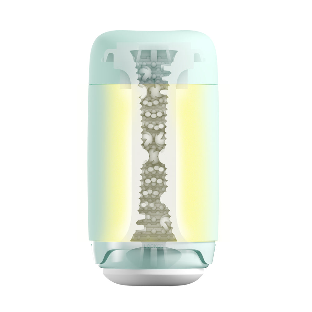 Tenga Mint Green Puffy Masturbator with Realistic Feel