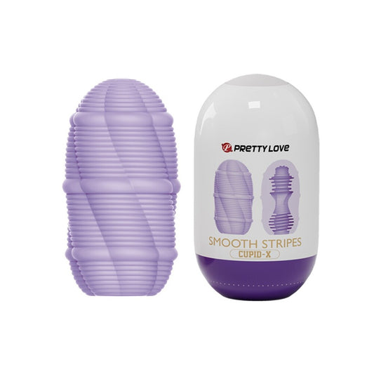 Pretty Love Smooth Stripes Velvet Touch Masturbator