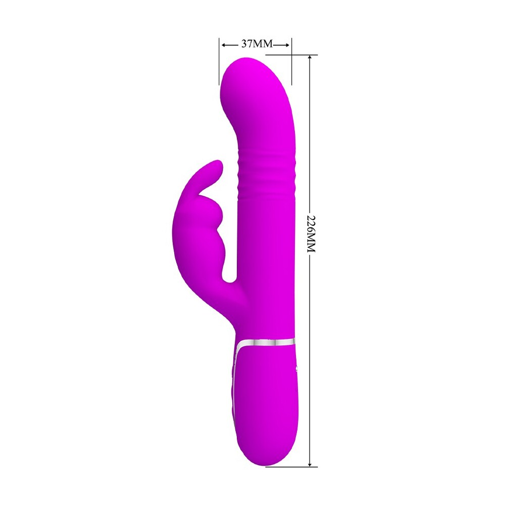 Pretty Love Coale Pink Dual-Action Rabbit Vibrator