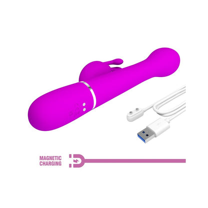 Pretty Love Dejon Purple Rechargeable Rabbit Vibrator