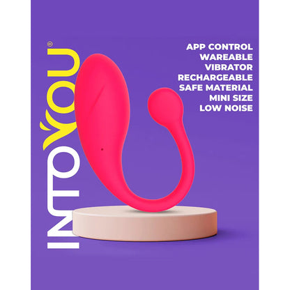 INTOYOU Pink Bulby Vibrating Egg with App Control