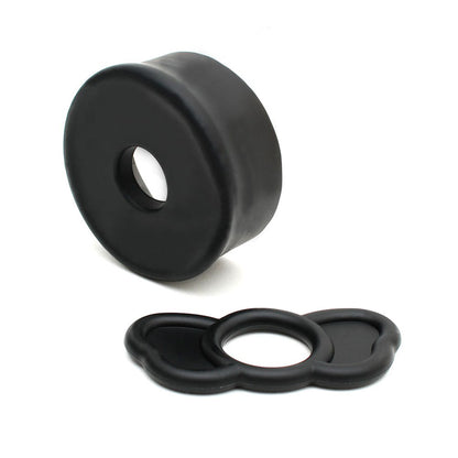 Rimba Black P-Pump Replacement Kit with Cock Ring and Sealing Ring