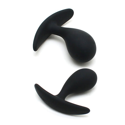 Copenhagen Black Silicone Duo Anal Plug Set