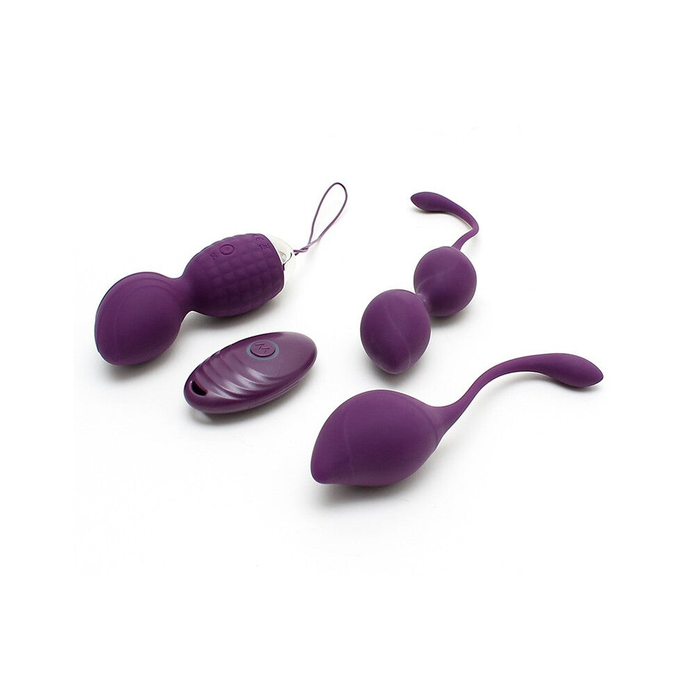 Rimini Purple Rechargeable Vibrating Kegel Ball Set