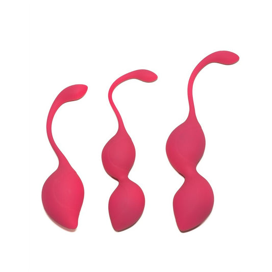 Rimba Pink Kegel Ball Training Set for Vaginal Health