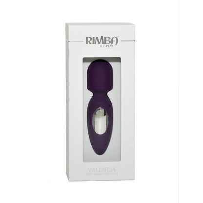 Rimba Purple Mini Wand Vibrator with 10 Vibration Modes