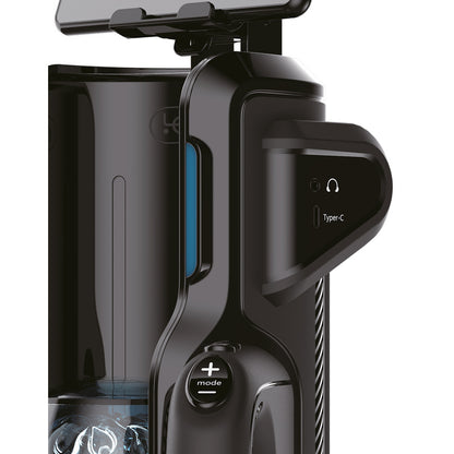 Leten Black Super Thrusting Masturbator with Phone Mount