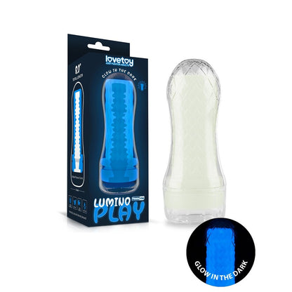Lovetoy Blue Glow In The Dark Masturbator 2