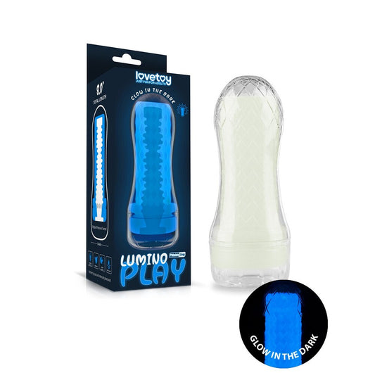 Lovetoy Blue Glow In The Dark Masturbator 2