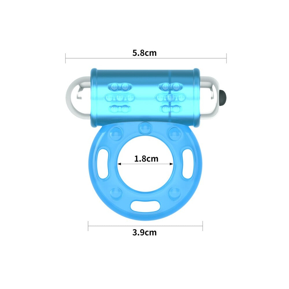 Lovetoy Blue Glow In The Dark Cock Ring