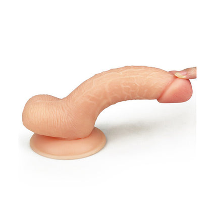 Lovetoy Realistic Skin Tone 7 Inch Dude Dildo with Suction Cup