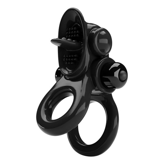 Pretty Love Black Passionate Vibrating Cockring