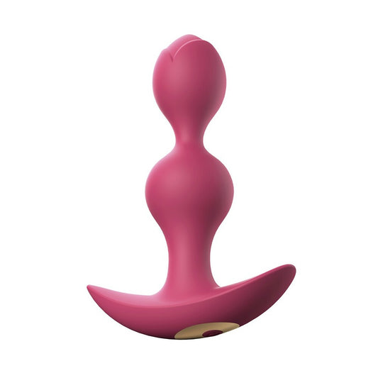 Love to Love Pink Twinny Bud Vibrating Butt Plug