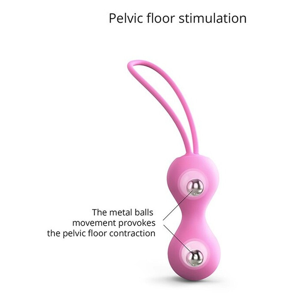 Love To Love Pink Joia Kegel Balls for Pelvic Floor Strengthening