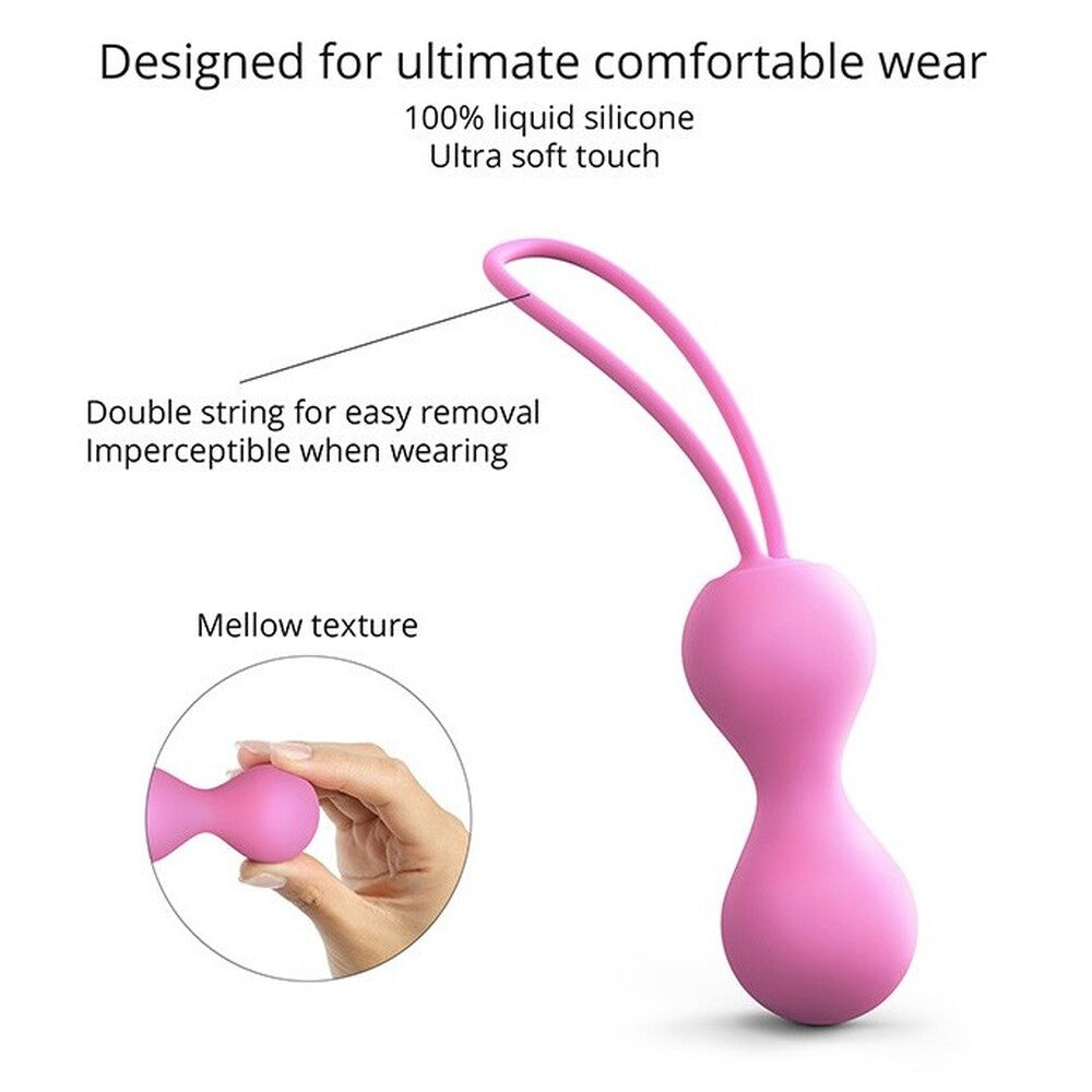 Love To Love Pink Joia Kegel Balls for Pelvic Floor Strengthening