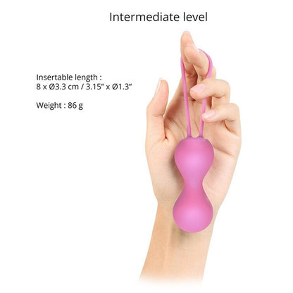 Love To Love Pink Joia Kegel Balls for Pelvic Floor Strengthening