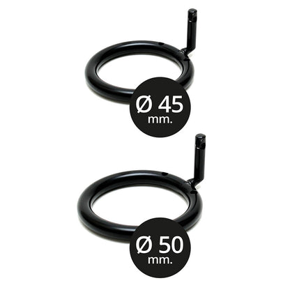 Secure Metal Male Chastity Device with Dual Padlocks