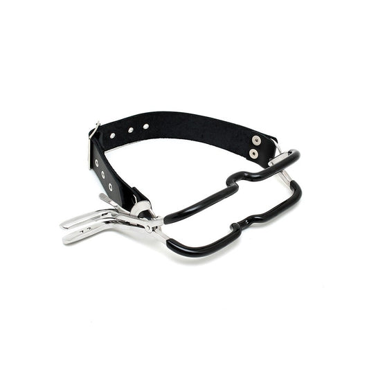 Rimba Stainless Steel Mouth Clamp with Leather Strap