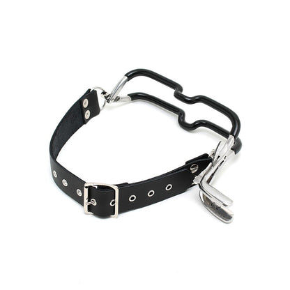 Rimba Stainless Steel Mouth Clamp with Leather Strap