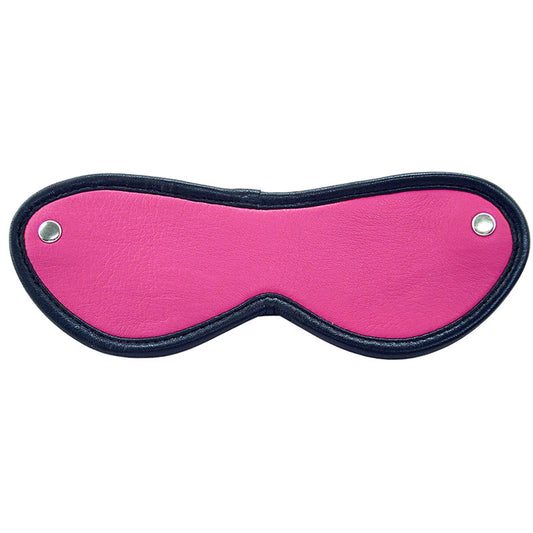 Rouge Garments Pink Leather Blindfold for Sensory Experiences
