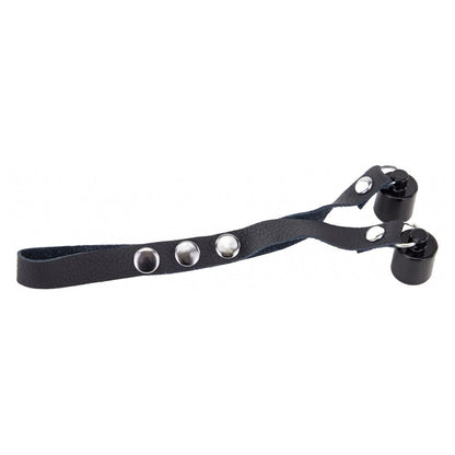 The Red Black Leather Ball Stretcher With Weights 2 X 50g

