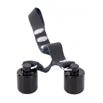 The Red Black Leather Ball Stretcher With Weights 2 X 50g

