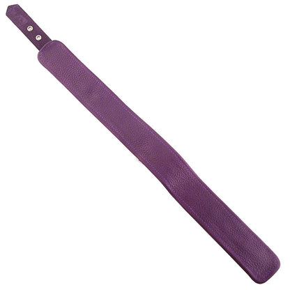 Rouge Garments Purple Leather Adjustable Collar with O Ring