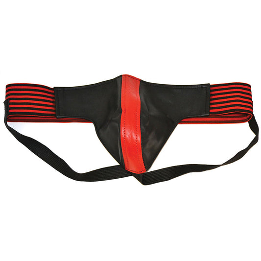 Rouge Garments Black and Red Sporty Jock with Comfort Fit