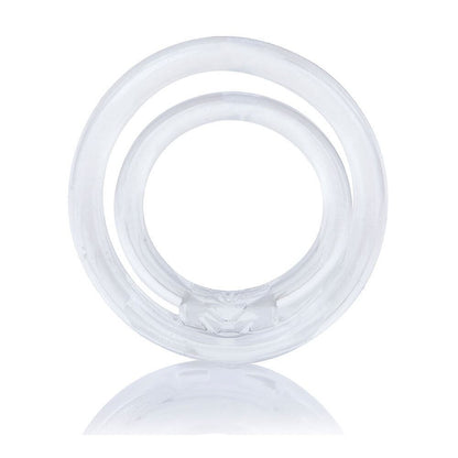 Screaming O Clear Silicone Dual Ring Cock and Ball Enhancer
