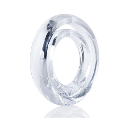 Screaming O Clear Silicone Dual Ring Cock and Ball Enhancer