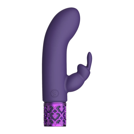 Royal Gems Purple Rechargeable Rabbit Bullet with 10 Speeds