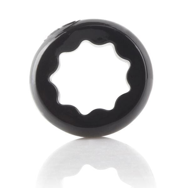 Screaming O Black Spur Silicone Cock Ring