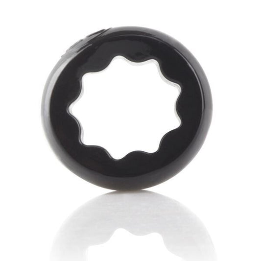 Screaming O Black Spur Silicone Cock Ring